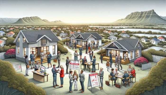 Krugersdorp mid-level property market with open houses and experts discussing the buying process.