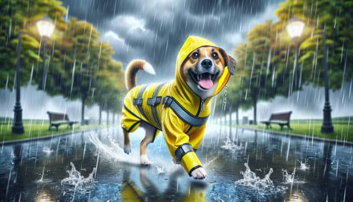 Raincoats for Pet Walks: Keep You and Your Dog Dry