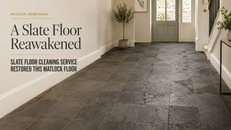 Slate Floor Cleaning Service Revitalises Matlock Interiors