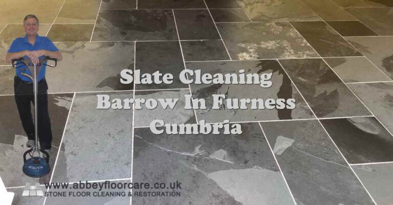 Slate Floor Remains Grey in Barrow After Cleaning Efforts